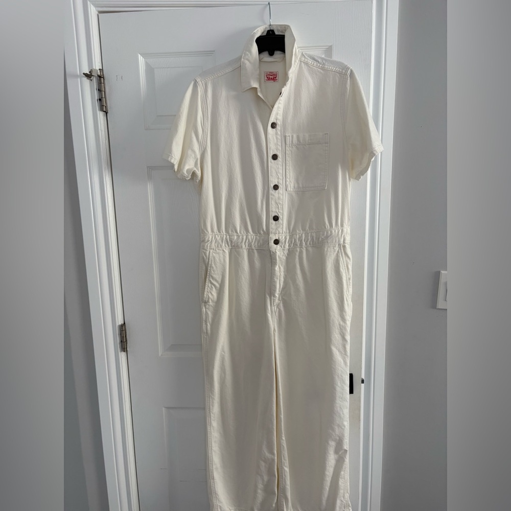 Levi's Cream Jumpsuit